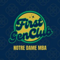 First Generation MBA Club at Notre Dame logo - Similar company to Meyer Business On The Frontlines Program