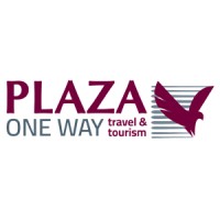 Plaza One Way Travels & Tourism logo - Similar company to Bookingwhizz Mena Uae,Egypt,Iraq,Jordan, Lebanon,Turkey Syria Moroccotunisia Algeria ,India⭐⭐⭐⭐⭐