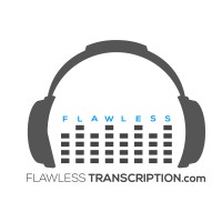 Flawless Transcription logo - Similar company to Amanuscribe