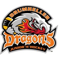 Drumheller Dragons Junior “A” Hockey Club logo - Similar company to Nanaimo Clippers Junior Hockey Club / Bchl