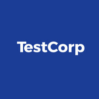 TestCorp logo - Similar company to /.Creative (Slash Dot Creative)