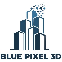 Blue Pixel 3D logo - Similar company to Tangram 3Ds