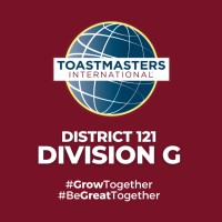 Division G | District 121 | Toastmasters International logo - Similar company to Mba Alumni Association University Of Colombo