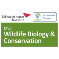 MSc Wildlife Biology & Conservation (on campus and distance-learning) at Edinburgh Napier University logo - Similar company to Ferry Cove Shellfish