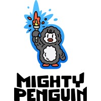 Mighty Penguin logo - Similar company to Boxfish Studio