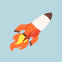 Rocket Star logo - Similar company to Baboom✨⭐