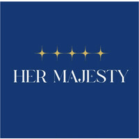 Her Majesty Cosmetics logo - Similar company to Catchyz