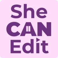 She CAN Edit logo - Similar company to Seattle Markets