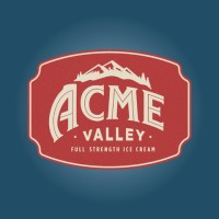 Acme Valley Ice Cream logo - Similar company to Big Gay Ice Cream
