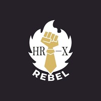HR-x Rebel logo - Similar company to Hinted