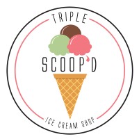Triple Scoop’d Ice cream logo - Similar company to Chicago Firewood