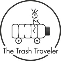 The Trash Traveler logo - Similar company to Pegada Verde