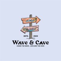 Wave & Cave Clothing logo - Similar company to Izz Cafe
