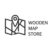 Woodenmapstore logo - Similar company to U Wood Love It