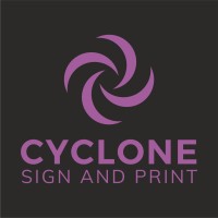 Cyclone Sign and Print logo - Similar company to Linea Solutions Limited