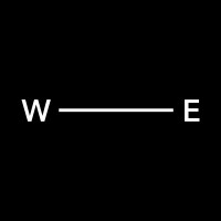 W—E studio logo - Similar company to Decimal Studios
