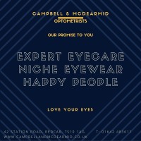 Campbell & McDearmid Optometrists logo - Similar company to Rouse Limited