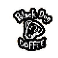 Black Dog Coffee logo - Similar company to Sniff Dog Hotel