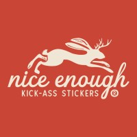 Nice Enough Stickers logo - Similar company to Logo Thread