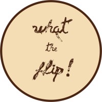 What the Flip! logo - Similar company to Pull'N Shots Coffee Catering