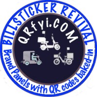 Billsticker Revival (aka QR Postie) logo - Similar company to Wattsnwheels