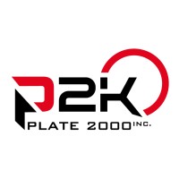 Plate 2000 logo - Similar company to Precision 2000 (P2K)