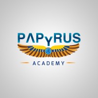 Papyrus Academy logo - Similar company to Crest Academy 🎓