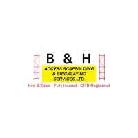 B and H Access Scaffolding and Bricklaying logo - Similar company to New Build Database (Nbdb)