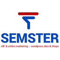 Semster off- & online marketing + WordPress sites & shops logo - Similar company to Brutael. Online Marketing.