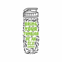 Bring Your Tumbler be an Eco Warrior logo - Similar company to Ecowarrior
