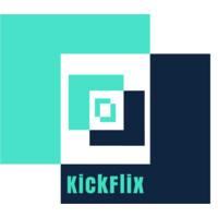KickFlix logo - Similar company to Dime