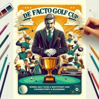 De Facto Golf Cup logo - Similar company to Ouest Transak