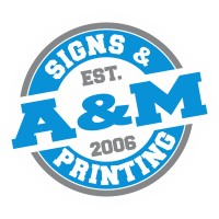 A&M Signs logo - Similar company to Rp Signs