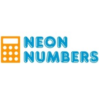 Neon Numbers logo - Similar company to Fireside Accounting