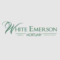White Emerson Mortuary logo - Similar company to Gorman Learning Charter Network