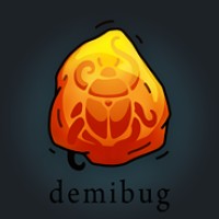 Demibug logo - Similar company to Laughing Fox Games