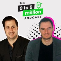 The 0 To 5 Million Podcast logo - Similar company to Autoklose – A Vanillasoft Brand