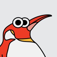 A Red Penguin