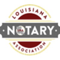 Louisiana Notary Association logo - Similar company to Mansfield Melancon - Injury Lawyers