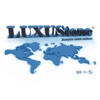 LUXUStone-Acrylic solid surface manufacturer logo - Similar company to Corian Acrylic Solid Surface