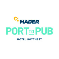 Mader Port to Pub with Hotel Rottnest logo - Similar company to Staflr