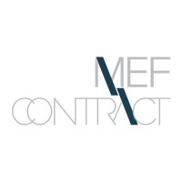 MEF Contract logo - Similar company to Pink & Brown