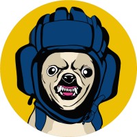 Panzerdog logo - Similar company to Biting Mascot
