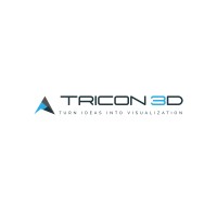 Tricon3D logo - Similar company to Pinkpalmstudio