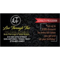 It's Live Through This Tattoos, Supplies, & Piercings logo - Similar company to Kitchen Witchin'