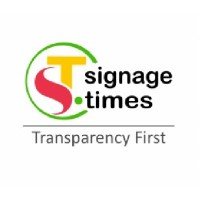 Signage Times logo - Similar company to Takeform   Signage + Experiential Graphics