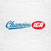 Champions IGA logo - Similar company to Reddrop Group