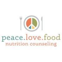 peace.love.food Nutrition Counseling logo - Similar company to Restorative Massages & Wellness