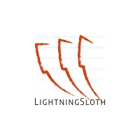 LightningSloth logo - Similar company to Pspr 3D Tech