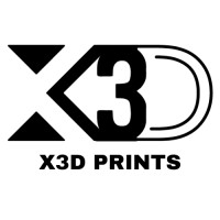 X3DPrints.be logo - Similar company to Mcfly3D